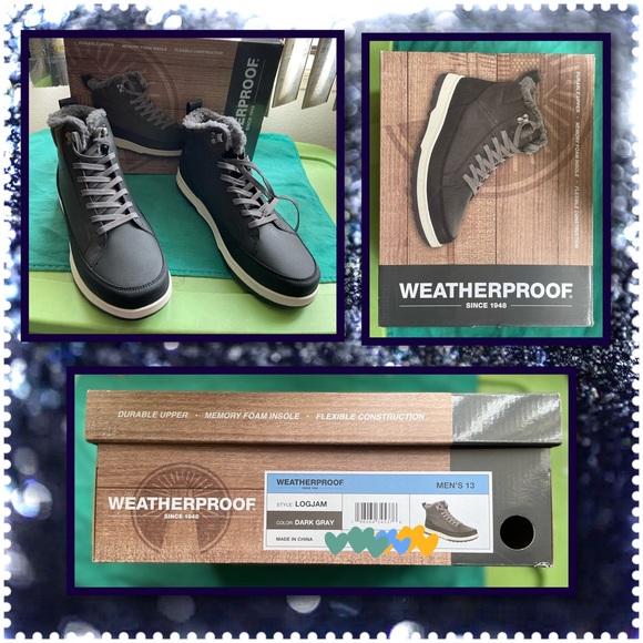 Weatherproof Men’s “Larry” Fleece-Lined Boots - Picture 5 of 13